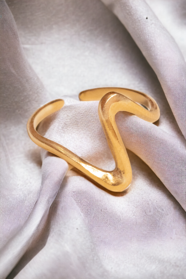 Anillo wave oro