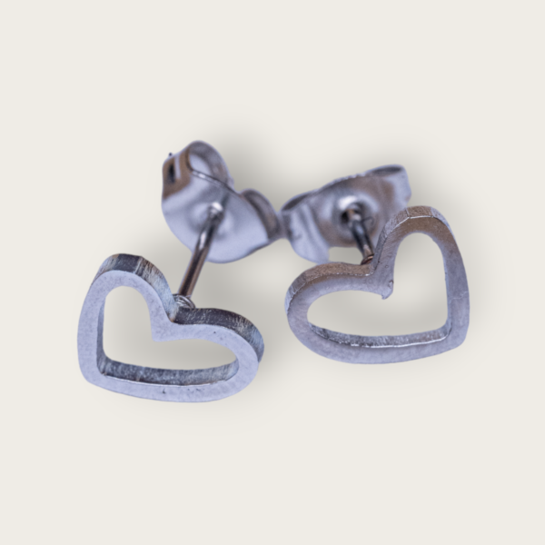 Pendientes empheart plata