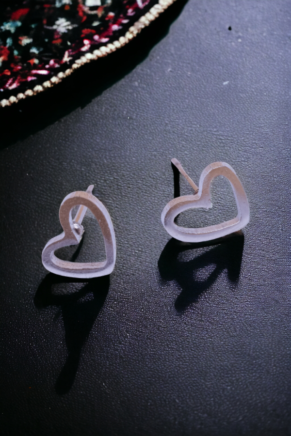 Pendientes empheart plata